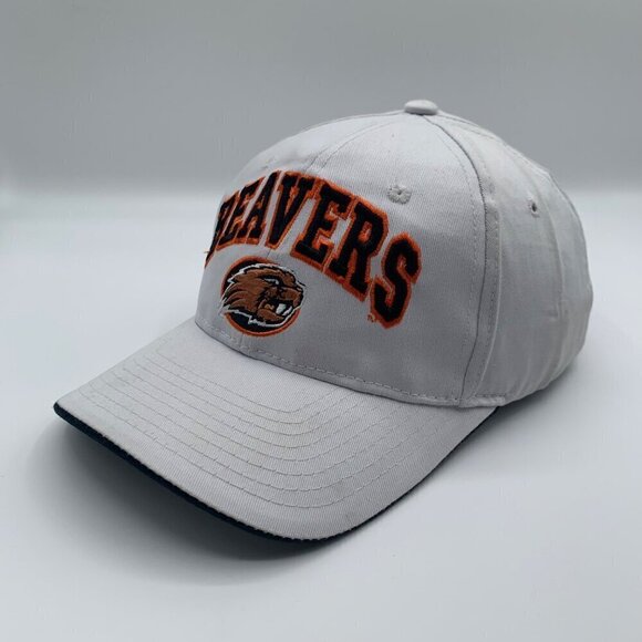 Oregon State Beavers NCAA Vintage White Zephyr Snapback Hat - Picture 1 of 5